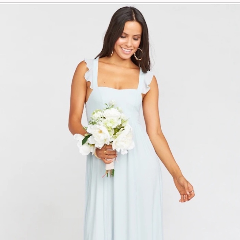 Show Me Your Mumu Blue Steel Chiffon - Size S